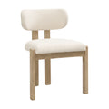 Beige chair with white cushion on a white background